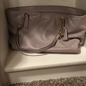 Coach Women's satchel Bag in Taupe